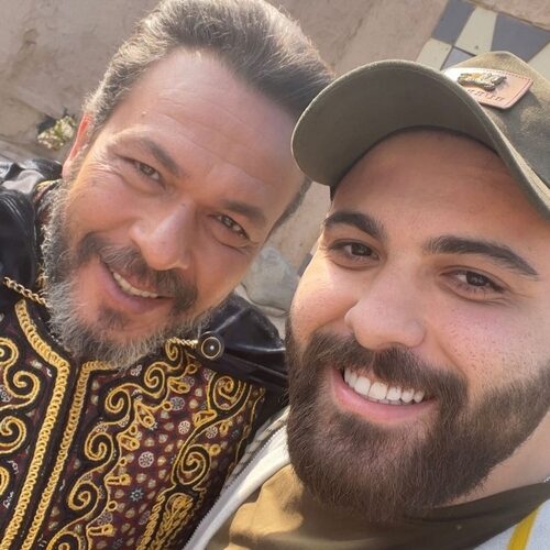 هذا ماجمع الفنان حيدر أحمد والفنان سعد مينا في صورة سيلفي ..وماجديد